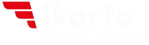 białe logo ikarto agencja marketingowa rzeszów