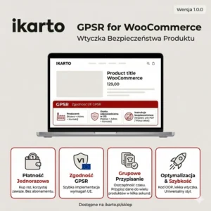 Wtyczka WordPress Woocommerce GPRS Plugin - IKARTO GPSR v2