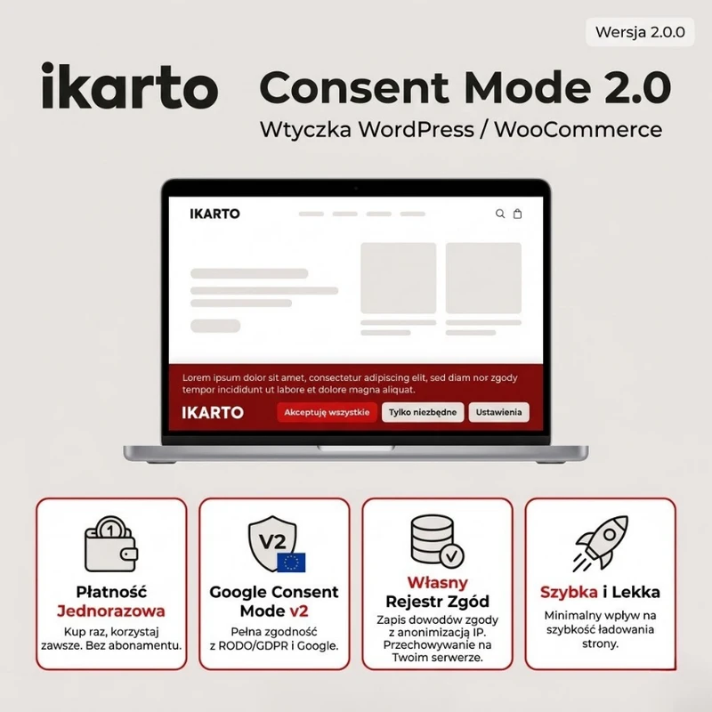 ikarto consent mode v2 - wtyczka wordpres najtańsza
