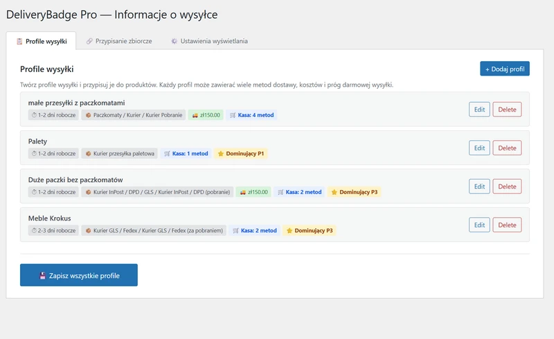 Karta Produktu - Informacje o Dostawie i Wysyłce | Różne Metody Dostawy w Koszyku- IKARTO DeliveryBadge Pro 1,8 - obrazek 2